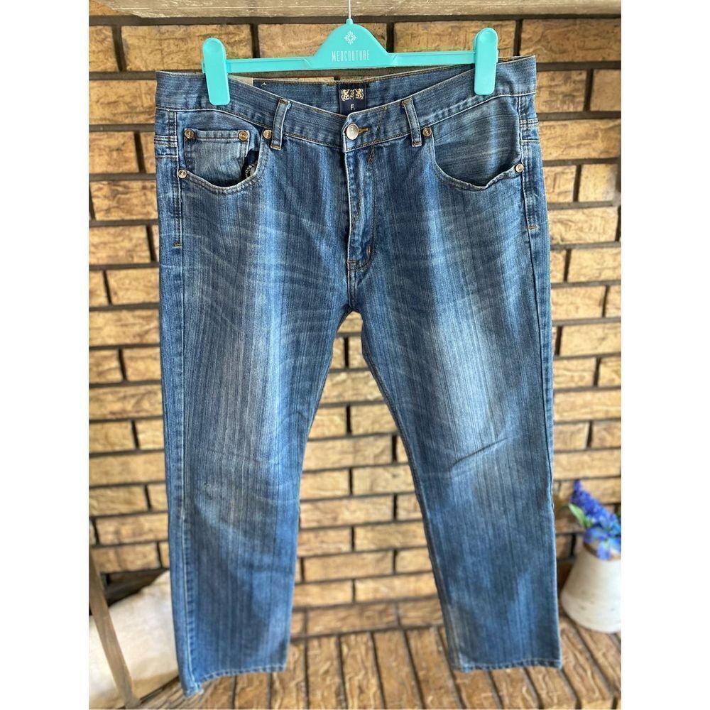 FUSAI Mens Blue Jeans